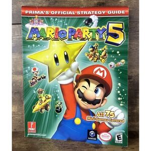 VTG Mario Party 5 Prima's Official 2003 Strategy Game Guide Nintendo GameCube